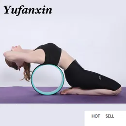 Yoga Circle Waist Form Bodybuilding Wheel Fitness Equipment Pilates Nonslip Circles Back Training