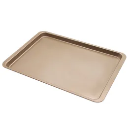 37*25.5cm/14.5*10inch Heavy Carbon Steel Cookie Biscuit Baking Pan Sheet Rectangular Non-Stick Bread Cake Oven Baking Tray DIY Kitchen Tool JY0277