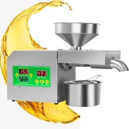 Prensa de óleo Digital Temperatura Controle Quente Imprensa Fria Sementes de Girassol Sementes de Azeite O Extrator de Óleo de Linho, R3s / R3