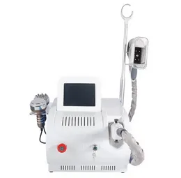 3 em 1 Cryolipolysis Cryroterapy Cavitação Ultrasônica RF Slimming Beauty Machine