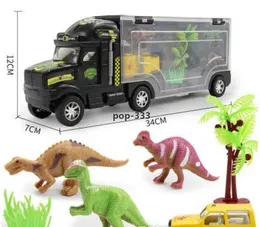 Transport bärare lastbil med färgglada mini mentala dö gjutna bilar innovativa tävlingsspel karta - bil transporter leksak för barn leksaker
