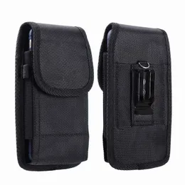 Universal Nylon Holster Belt Clip Waist Pouch Cases Outdoor Sport Travel Hiking Camping Rugged For 3.5-6.3 inch Phone iPhone 12 Pro Max Samsung S21 Ultra Huawei