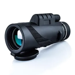 Lornetki teleskopowe BAK4 80x100 Optics Zoom HD Obiektyw Wodoodporna High Definition Monocular Spotting Zakres Przenośne do polowania na wędrówki