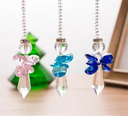 Wholesale Christmas Decorations Angel Car Charms Happiness, Faith and Love - Crystal Hanging Ornament Windows Guardian Gifts