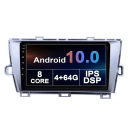 Android Car DVD GPS Navigation Player för Toyota Prius 2009-2013 Octa Core 4G 64g Double Din Head Unit 10 tums stöd Carplay TPMS