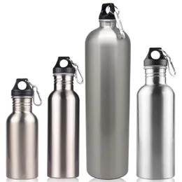 Wasserflasche HobbyLane 750 ml 1000 ml Splitter-Edelstahl doppelt vakuumisolierte Sporttrinkflaschen mit Deckelseil