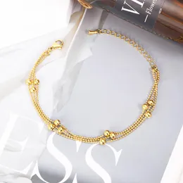 Charm-Armbänder im böhmischen Stil, Perlenkette, goldfarbenes Armband, Multi-in-One-Kugel-Handkette, mit Jahrestag, Geburtstag, Urlaubsgeschenk