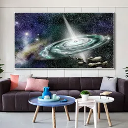Large Size Starry Sky Poster Wall Art Canvas Painting Abstract Picture HD Printing For Living Room Home Decoration No Frame