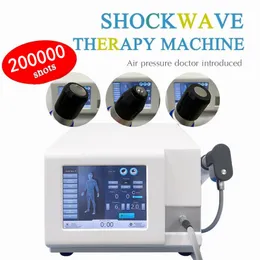 Extracorporeal Shockwave Therapy Machine behandlar ed smärta relief massager avkoppling chock våg fysioterapi behandlingsinstrument