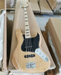 Ready In stock 4 Strings Electric Bass Guitar with Original Body,Black Block Inlay,Can be customized