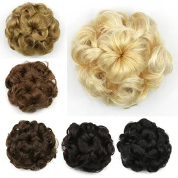 Synthetic Bun Small Drawstring Chignons Simulating Human Hair Extension Updo Buns For Women Hairstyle Tools SP014
