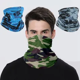 Bandana Face Cover Neck Gaiter Tube Snood Scarf Mask Head Vindskydd Motorcykel Bike Sport Cykling Kepsar Masker