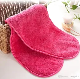 Microfiber Handduk Kvinnor Makeup Remover Reusable Make Up Handdukar Ansikte Rengöring Tyg Skönhet Rengöring Tillbehör Partihandel Gratis Lever Wll733