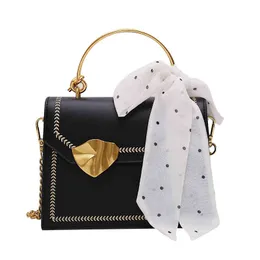 OEM Dign Skórzana torba Elegancka dama torba koreańska wersja tekstura torba krzyżowa łańcucha moda prosta torebka