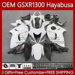 Órgão de Injeção para Suzuki Hayabusa GSXR 1300 CC GSXR-1300 08-19 77No.28 1300cc GSXR1300 08 09 10 11 12 13 GSX R1300 2014 2015 2016 2017 2018 2019 Glossy White Oem Feeding