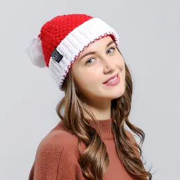Zima Santa Dzianie Halloween Kreatywne Prezent Włosów Kapelusz Christmas Wool Caps
