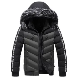 Man Thicken Parker Down Coats Wholesale Fashion Warm Splicing Windproof Hooded Puffer Jacket Designer Winter Bread Fur Collar Puff Jackets