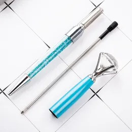 Diamond Metal Ballpoint Duży Kryształ Diamentowy Ballpoint Metal Pen Kryształ Pióro Biznes Gift Wedding Favor