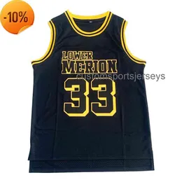 Dikişli Özel Düşük Merion 33 Jersey Hip-Hop Film Jersey Siyah 2021 Erkek Kadın Gençlik Beyzbol Formaları XS-6XL