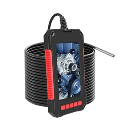 Lins 1080p Industrial Endoskop 4,3 tum IPS -skärm 6 LED -lampor IP67 Vattentät kamerainspektion Borescope linser