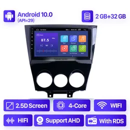 9 tum Android 10,0 2 + 32g Bil DVD-spelare Radio GPS-navigering för 2003-2010 MAZDA RX8 Double Din Video