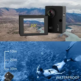 Air Action Camera Full HD AllWinner 4K 30FPS WiFi 2.0 "Skärm Mini 170d Undervattens Vattentät Sport DV