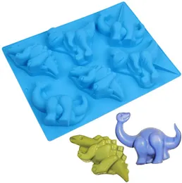 Dinosauro Cartoon silicone tela da telaio stampi per panetteria per muffin per gummiesucini gelatina al cioccolato cioccolato sapone per mousse 1222269 1222269