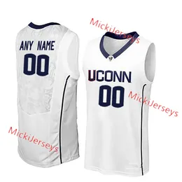 Basketball Custom Uconn Connecticut Huskies Jersey 10 Alex Karaban 20 Andrew Hurley 5 Isaiah Whaley 4 Tyrese Martin 2 R.J. C