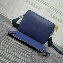 Hochwertige Briefträgertasche aus Leder für Herren und Damen, formelle Mode, tragbar, Größe 27–18, 5–4, 5 cm, M69443307V