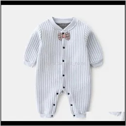 Rompers jumpsuitsRompers kläder baby barn moderskap droppe leverans 2021 vår höst 1: a födelsedag född baby pojke kläder flicka pyjamas överallt