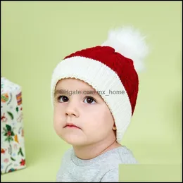 Bonés chapéus Aessórios bebê, crianças maternidade ano de Natal crianças chapéu de malha chapéu de quatro cores moda quente presente meninos meninas inverno gota de inverno deli