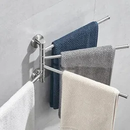 Стеллажи для полотенц из нержавеющей стали 180 градусов Вращающаяся держатель для мыть
