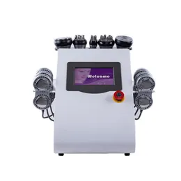 Portable RF Skin Lifting Firming Ultrasonic Cavitation Body Shape Slimming Machine With 6 Pads EMS Micro Current