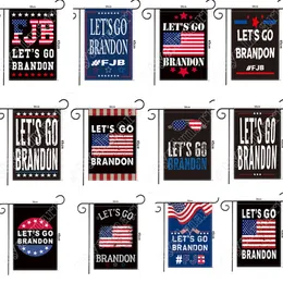 45 * 30cm Brandon Flags Garden Flag 2024会長選挙トランプバナー