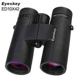 Telescopio Binocolo Eyeskey Ad Alta Definizione 10x42 ED Obiettivo Super Multi-rivestito Impermeabile Binoculare Caccia di Campeggio Scopes