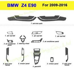BMW Z4 E89年2009-2016 Car Styling 3D/5Dカーボンファイバーカーインテリアセンターコンソールカラーモールディングステッカーデカールアクセサリー