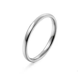 Simple Design Titanium Steel Soild Color Gold Silver Black Women Femal Brideal Bridesmaid Ring Wedding Jewelry Wife Girlfriend Gift Wholesale Price No Fade Colour