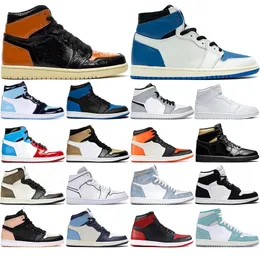 2021 Jumpman 1s TS X Fragmento Mens Basquetebol Sapatos Barely Light Light Fumo Gray Hyper Royal Shattered Backboard Universidade Blue Sports Sneakers Mulheres Treinadores