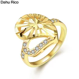 حلقات الكتلة Heart Anillo Aliancas Women Womens Cubic Zirconia Piedras Blancos الروحية Bijuteria Apsesuar Drop Maxi Dahu Rico