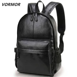 Borsa in stile zaino vororma marchio uomo in pelle scolastica da viaggio impermeabile libro casual maschio 1209