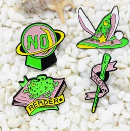 Pins Brooches Jewelry Cartoon Badge Magic Hat Pentagram Broom For Women Creative Flower Enamel Pins Clothes Backpack Aessories Drop Deliver