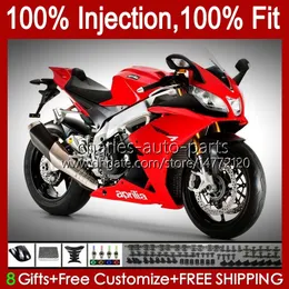 Wtryskiwacze dla Aprilia RSV4 RSV-1000 RSV 1000 RSV1000 RR 09 10 11 12 13 14 15 39NO40 RSV1000RR 2009 2011 2012 2013 2014 2015 RSV1000R 09-15 zestaw błyszczący czerwony