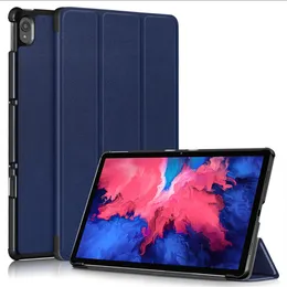 Lenovo Tab P11 Pro Plus Tri-Fold Sleeve Tablet Smart Sleep/Wake Protective Magnetic FilpケースのPUレザーケースカバー