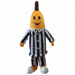 Хэллоуин банановый костюм талисмана высокого качества настроить мультфильм плюшевые фрукты аниме тема персонажа для взрослых размер рождественские карнавальные платья