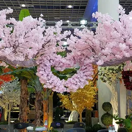 Dekoratif Çiçek Çelenkleri İmitasyon Kiraz Çiçekleri Şube Rattan DIY Ev Düğün Pografi Props Dekorasyon Malzemeleri