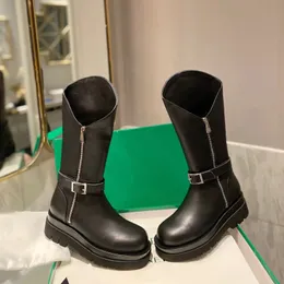 Stövlar för kvinnor designer skor klackar chelsea halv fotled boot romersk mode vinter valentines dag chirstmas halloween booties lyxsko