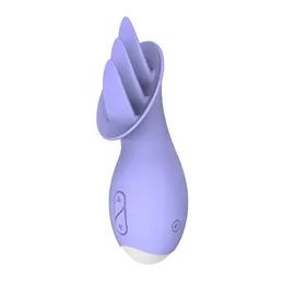 Massageador sexual Mini Vibradores Sexo Língua Lambendo Brinquedos para Mulheres Prazeres Pequenos Com 10 Velocidades À Prova D 'Água banheiro Clitóris estimulador Mamilo C