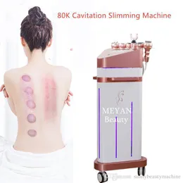 최신 신체 조각 및 마사지 80K Cavitation 초음파 전기 컵핑 치료 기계