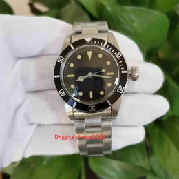 أزياء رجال ممتازة رجال الرسغين عتيقة Retro 40mm 5513 5512 Black Maxi Dial Stainless Steel Asia 2813 Movement Mechanical Auto248p