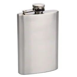 4OZ Skinny Stainless Steel Hip Flask Portable Whisky Stoup Doniczka Butelki alkoholowe